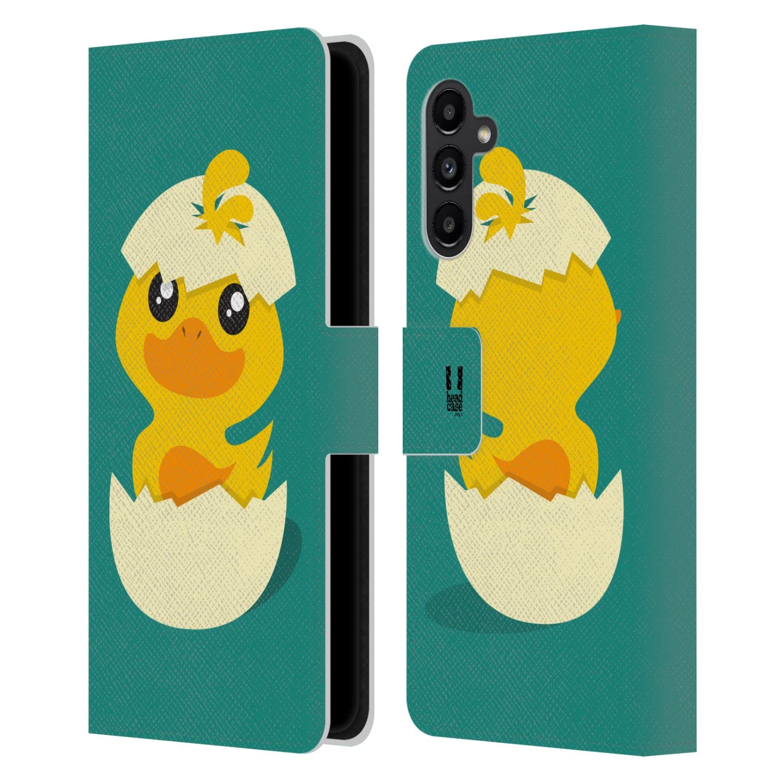 Funda Cuero Samsung Galaxy A13 5G Tipo Libro Carcasa Antigolpes Tarjetero Pato 7