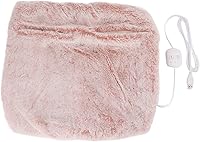 Vista 1 de Calentadores de pies eléctricos con calefacción, almohadilla de calefacción eléctrica lavable de doble cara, calentador de pies eléctrico