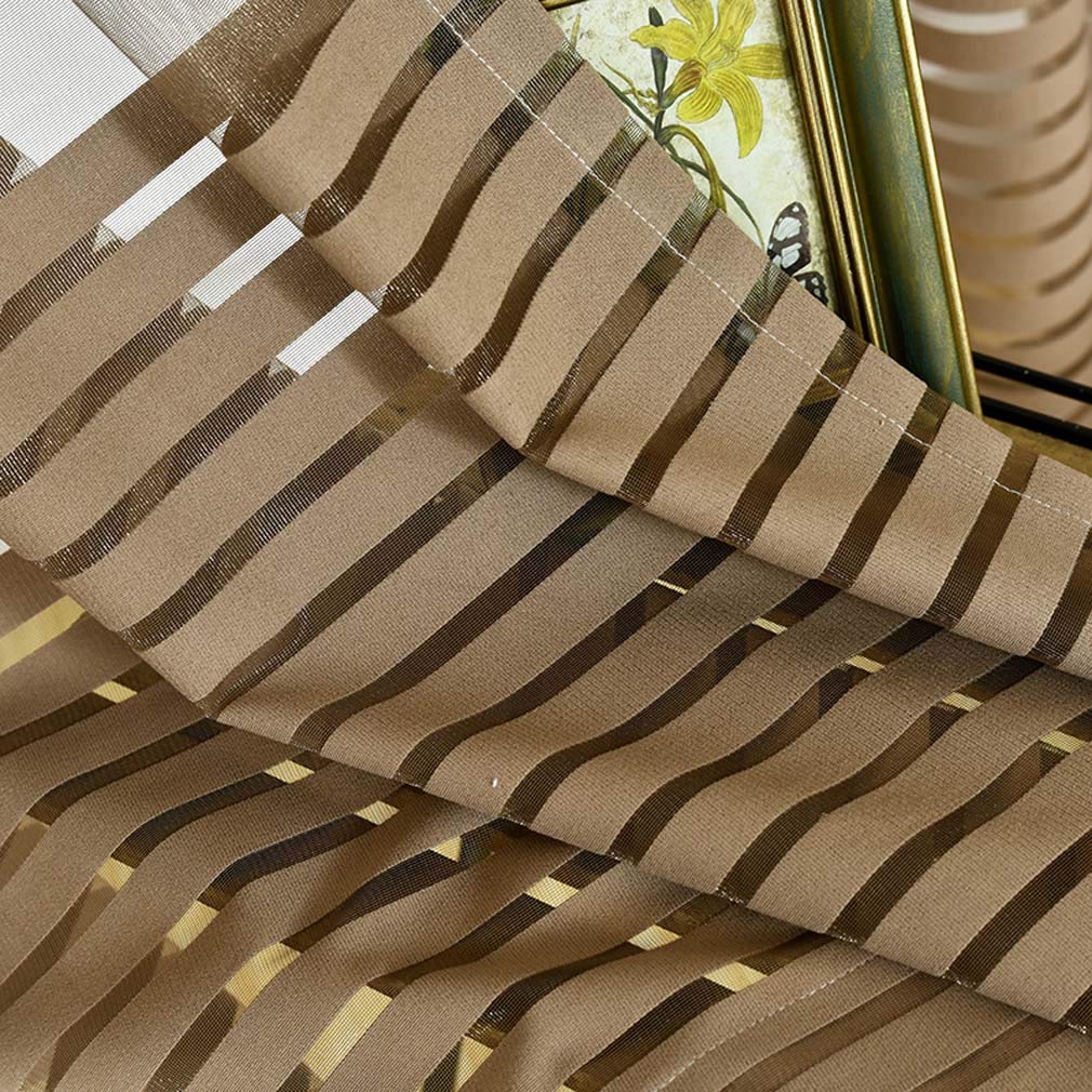 Tende Trasparenti Colorate con Passanti, Tendaggi per Camera da Letto Tende in Voile con Occhielli - Tende Soggiorno Moderne Eleganti, 2 Pannelli