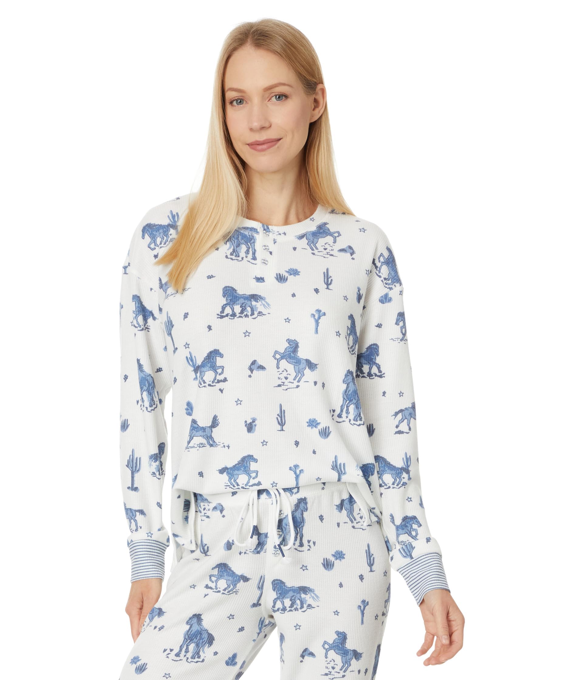 PJ Salvage Women's Desert Daze Long Sleeve Top