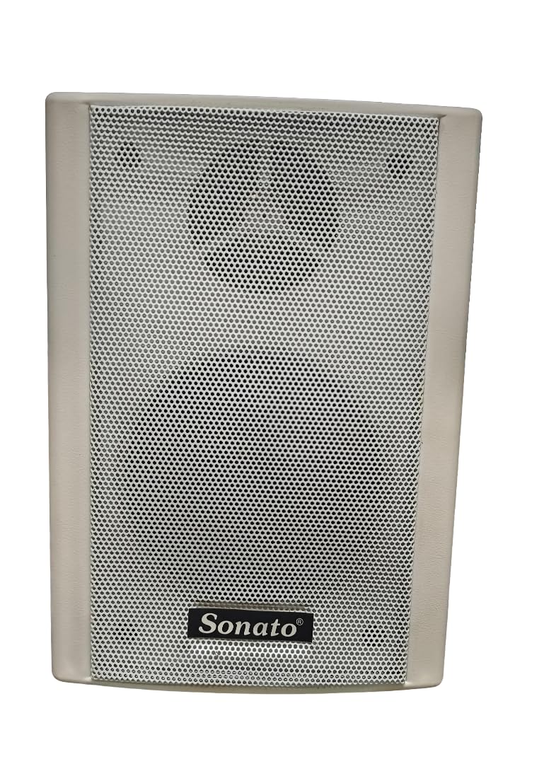 SONATO Wallmount Speaker 400 XT Power: Rated Around 40–60W RMS, Installed in Halls, classrooms, Small Clubs.
