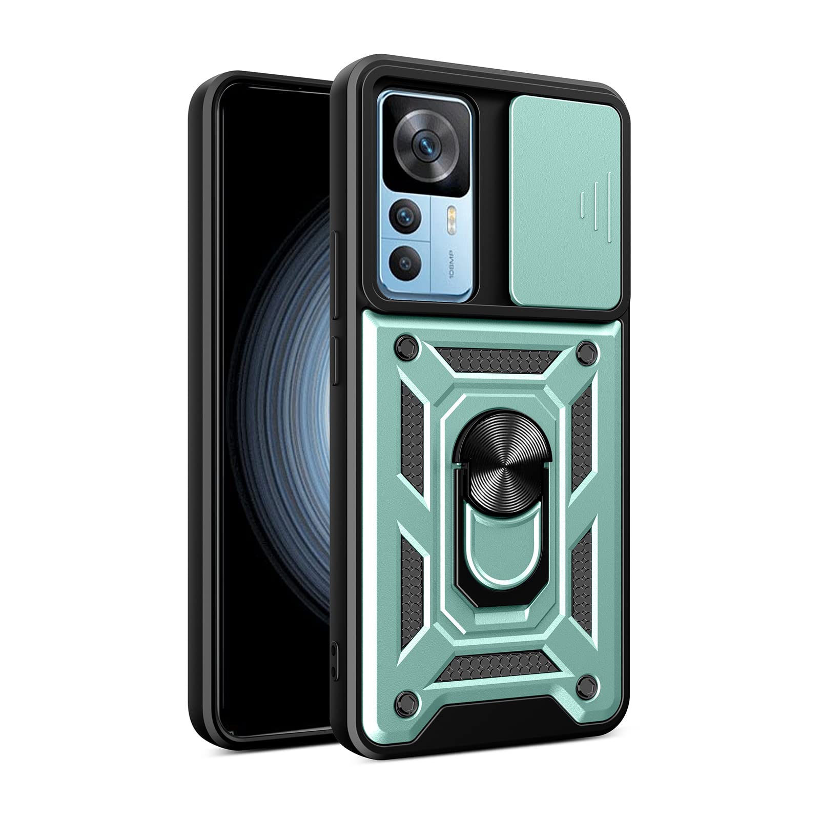 For Xiaomi 12T Pro カメラカバー カメラ レンズ : WishFirst Xiaomi 12T Pro 用 ケース, 耐スクラッチ