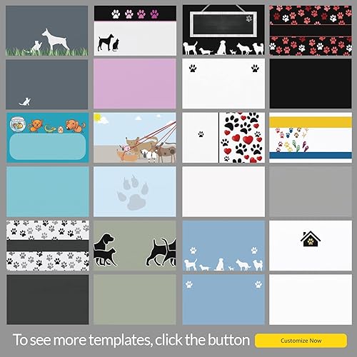 Vista 79 de Tarjetas de visita personalizadas, 100 tarjetas de visita de impresión de doble cara, personalizadas con tu logotipo, tarjetas personalizadas de 3.5