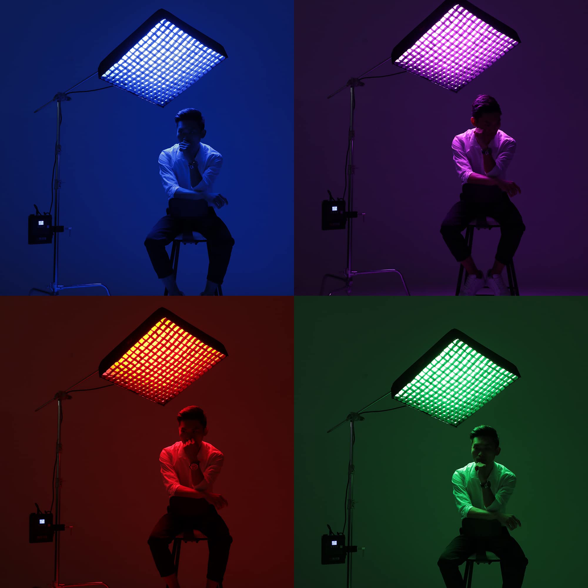 Amazon.com : FalconEyes RX-724 III RGB LED Video Light 220W