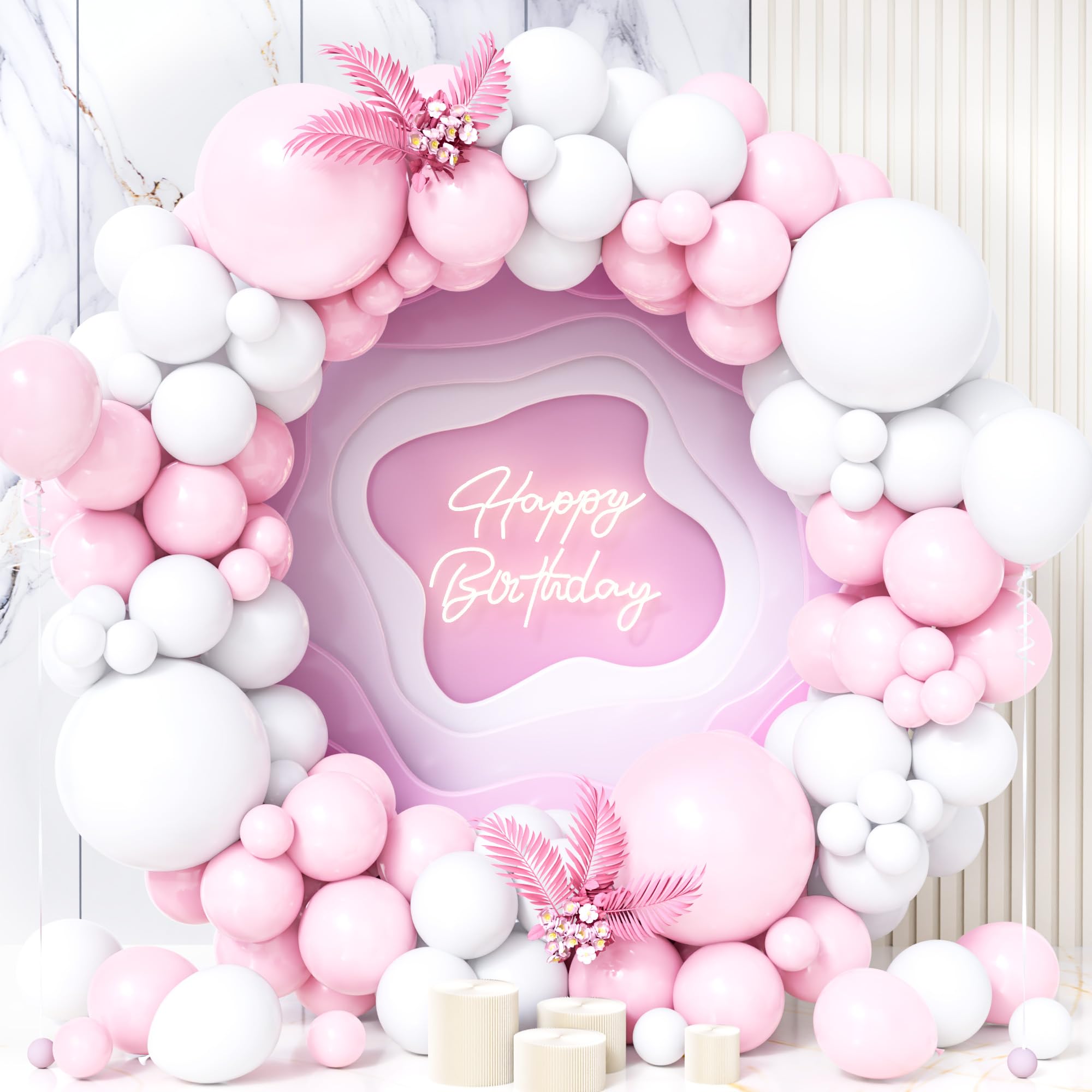Palloncini per 15° compleanno, 24 pezzi Decorazione per la festa di 15 anni per ragazze