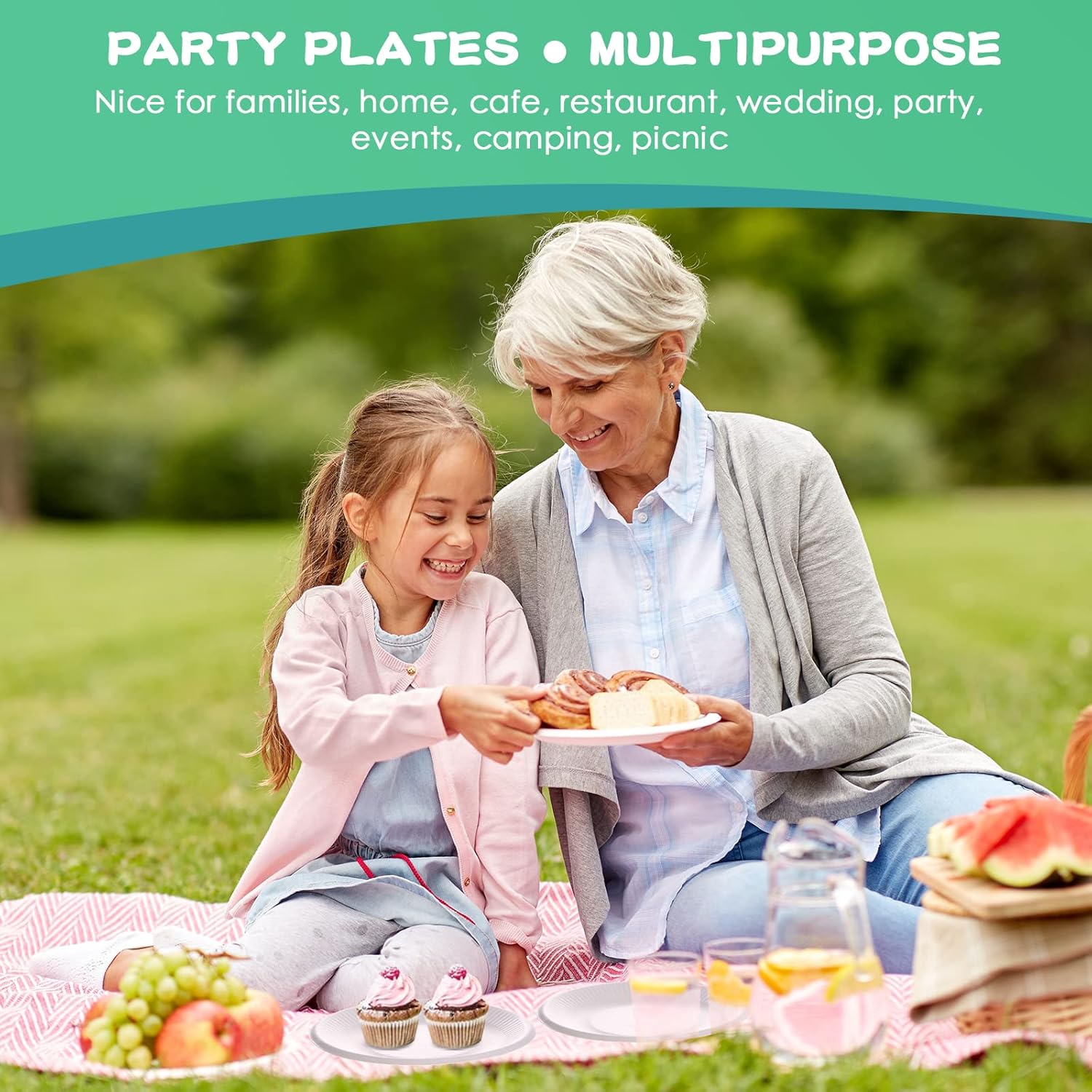 Mimorou 500 Pack Small White Paper Plates 6 Inch Disposable Round Heavy Duty Dessert Sugarcane Pulp Plates for Cake Appetizer Holiday Birthday Baby Shower Wedding Party Supplies