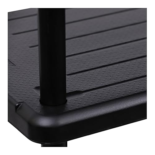 Miniatura 6 de Iceberg Rough 'N Ready Unidad de almacenamiento abierta de 5 estantes, negro, 36 pulgadas de ancho x 74 pulgadas de alto x 18 pulgadas de profundidad