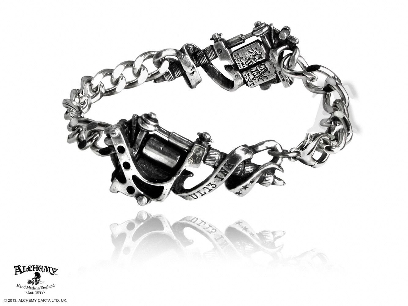 Tattoo Gun Bracelet by Alchemy UL13
