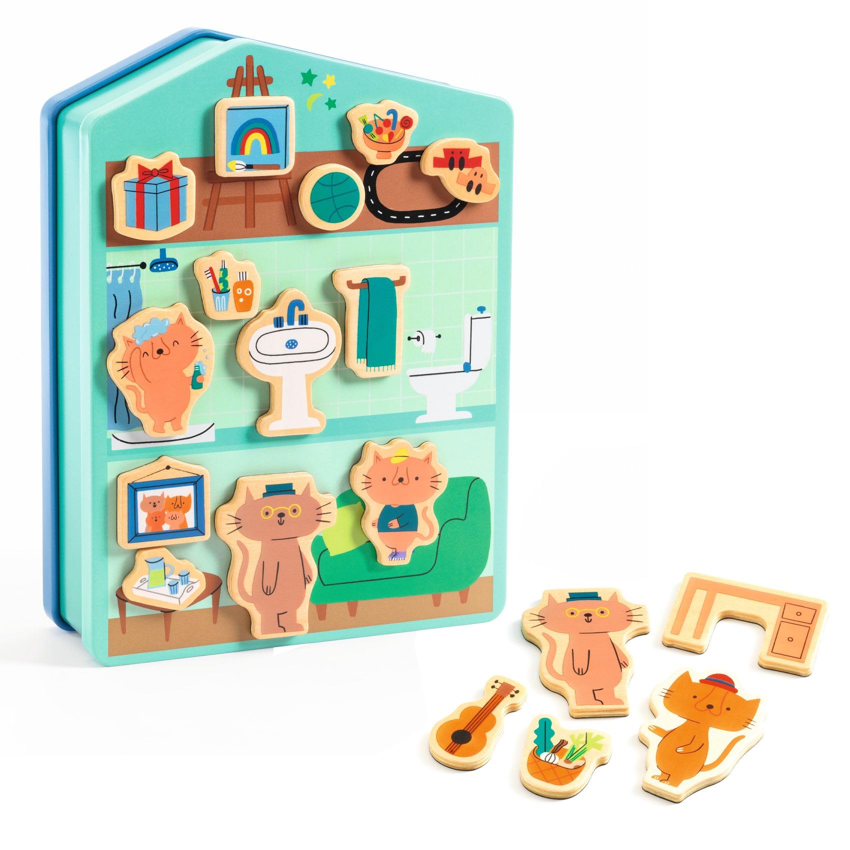 Amazon.co.jp: DJECO ジェコ マグネット イン ザ ハウス 磁石