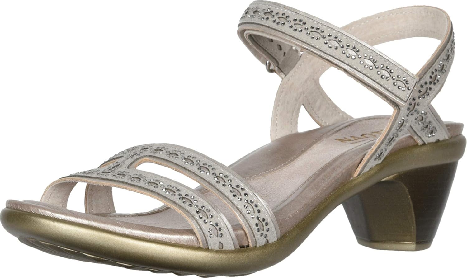 NAOT Footwear Women's Idol Heel Gray/Gray Stones 10-10.5 M US