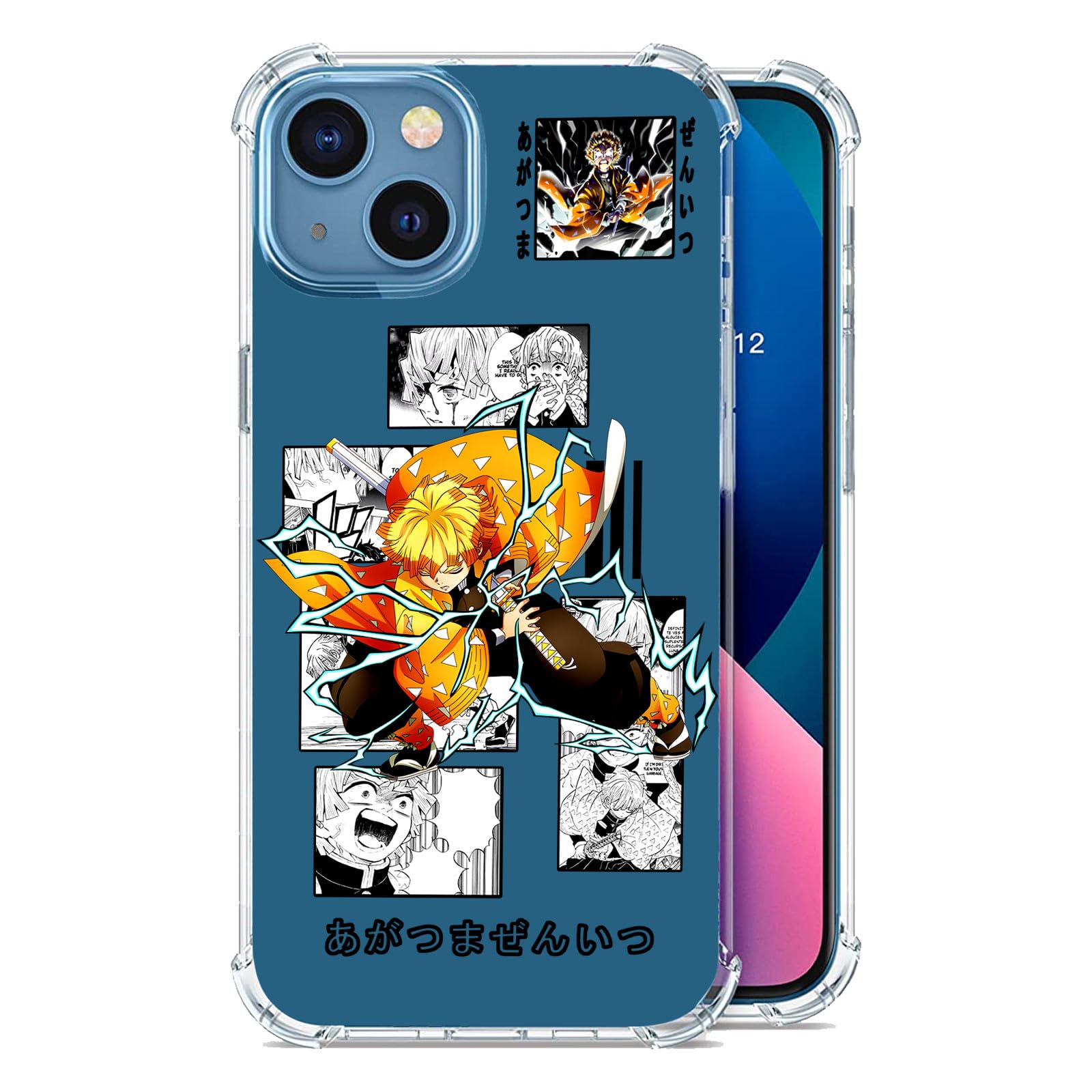 Coque anime iPhone 15 Pro Max transparente en TPU antichoc