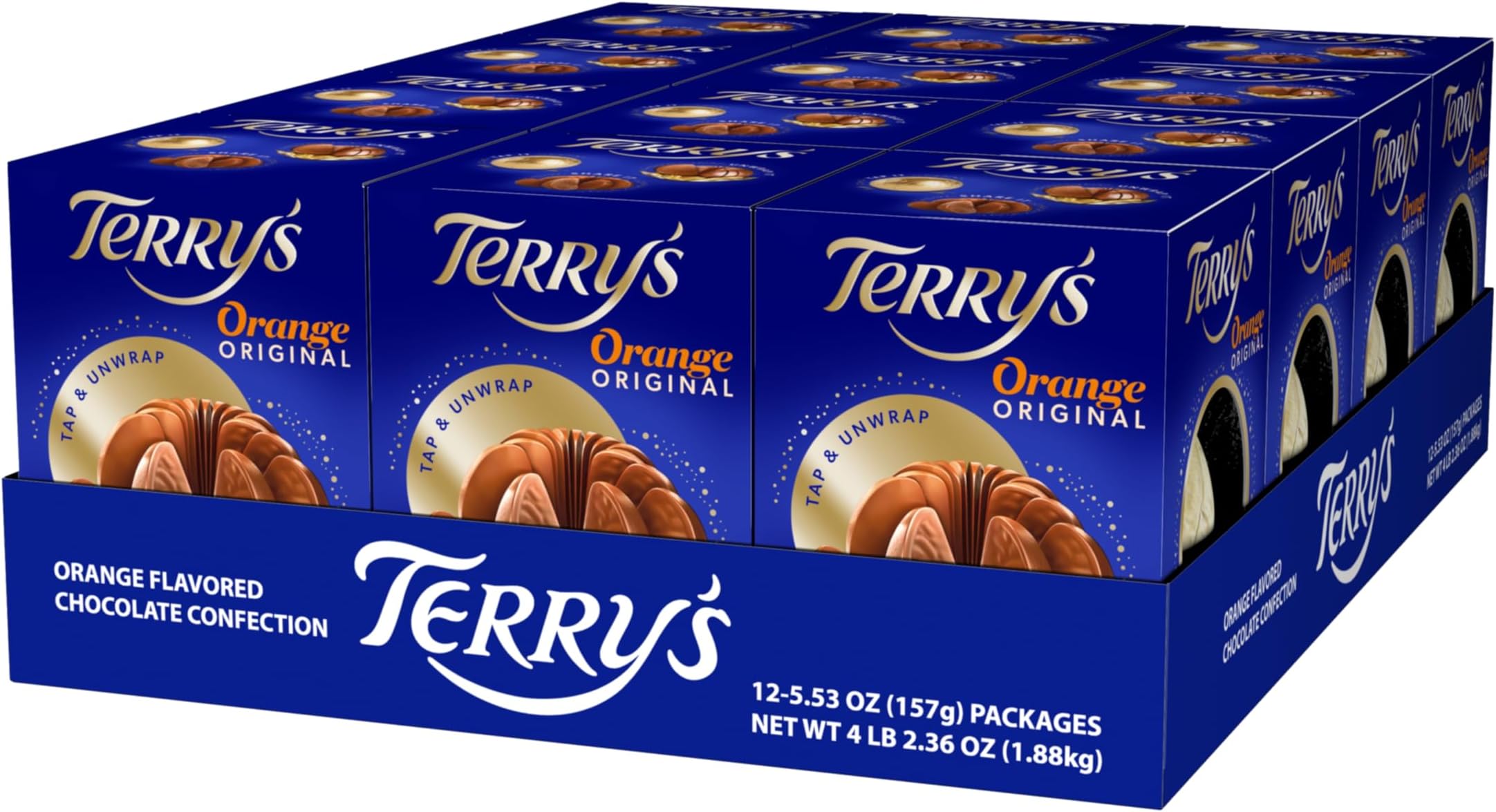 Milk Chocolate Oranges - Pack of 12 - Each Orange 5.53oz - Holiday Classic Milk Chocolate Orange