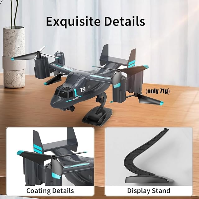 Foto 7 de 8 de OBEST Helicóptero Teledirigido con Camara 1080P, Mini RC FPV Drone Juguete