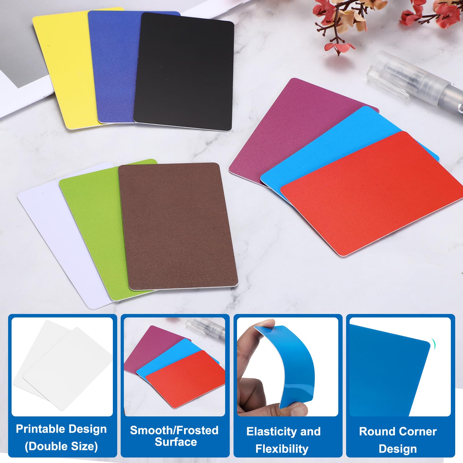 PATIKIL 20Pcs Inkjet PVC ID Cards - Image 4