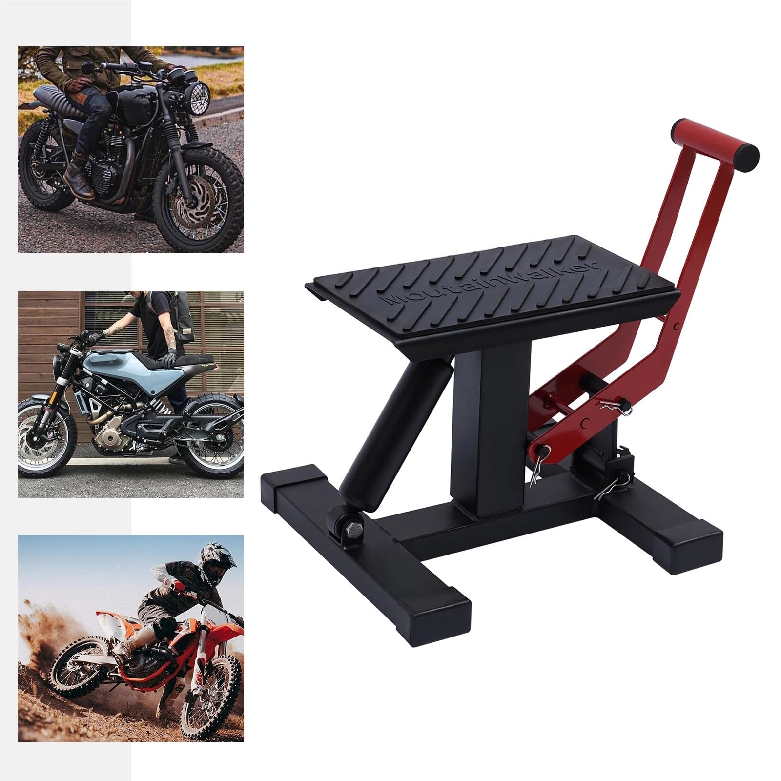 adapter podpórki Podnośnik motocyklowy hydrauliczny Podstawka podnośnika Maksymalne obciążenie 400 kg/882 funtów