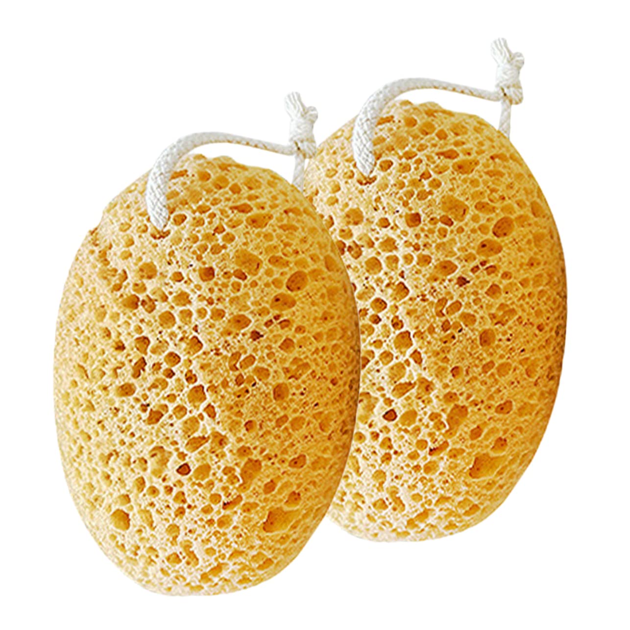 Mikinona Shower Sponges Body Sponges for Shower Exfoliating Bath Scrubber Easy Hanging Design