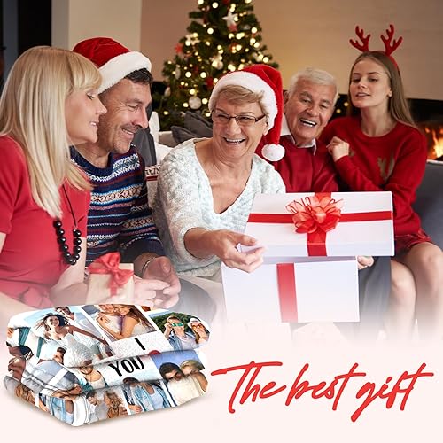 Miniatura 4 de SalaGraphics Manta personalizada con fotos, texto, regalos personalizados para parejas, mantas con fotos con mis propias fotos, mantas
