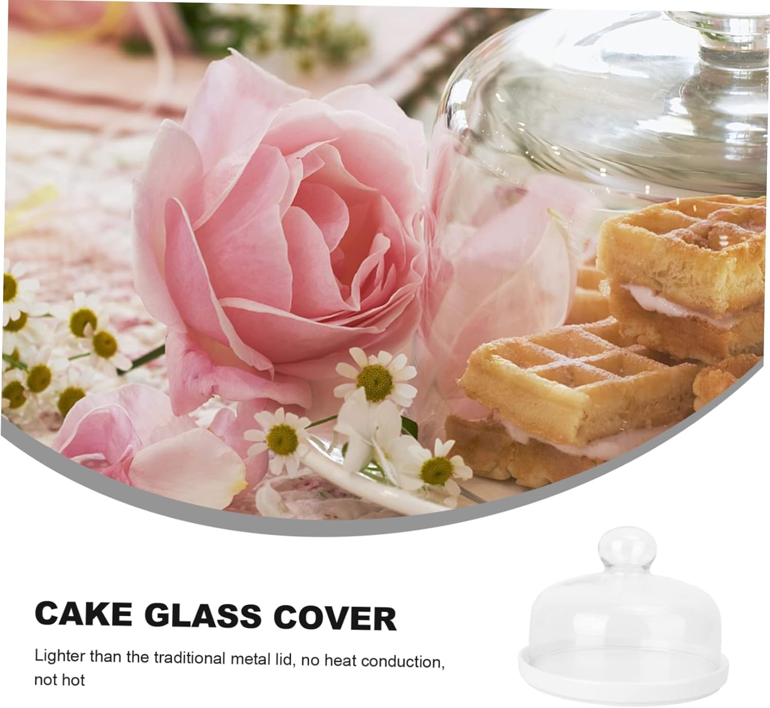 1 Set Round Cake Tray with Cover and Dishwasher Safe for Cakes Desserts and Snacks Stylish and Sturdy Design for Home Use