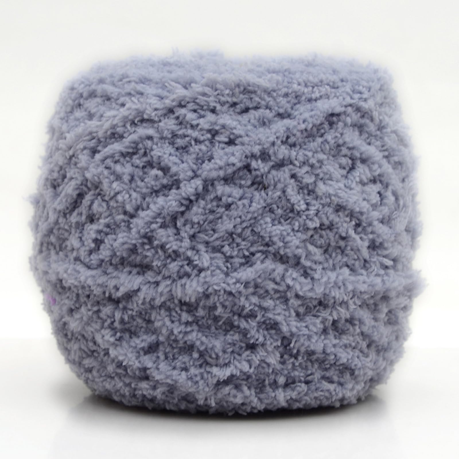 Fluffy Yarn Coral Fleece Knitting Bulky Yarn Soft Chunky Crochet Ball Craft Multi Colors for DIY Sweaters Doll Scarves Accessories Grey A