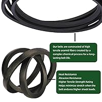 Vista 4 de Cinturón de cubierta para cortacésped de 1/2 pulgadas x 104 pulgadas, se adapta a John Deere Sabre GX20072 GY20570 E100 E110 E120 D100 110 120 130