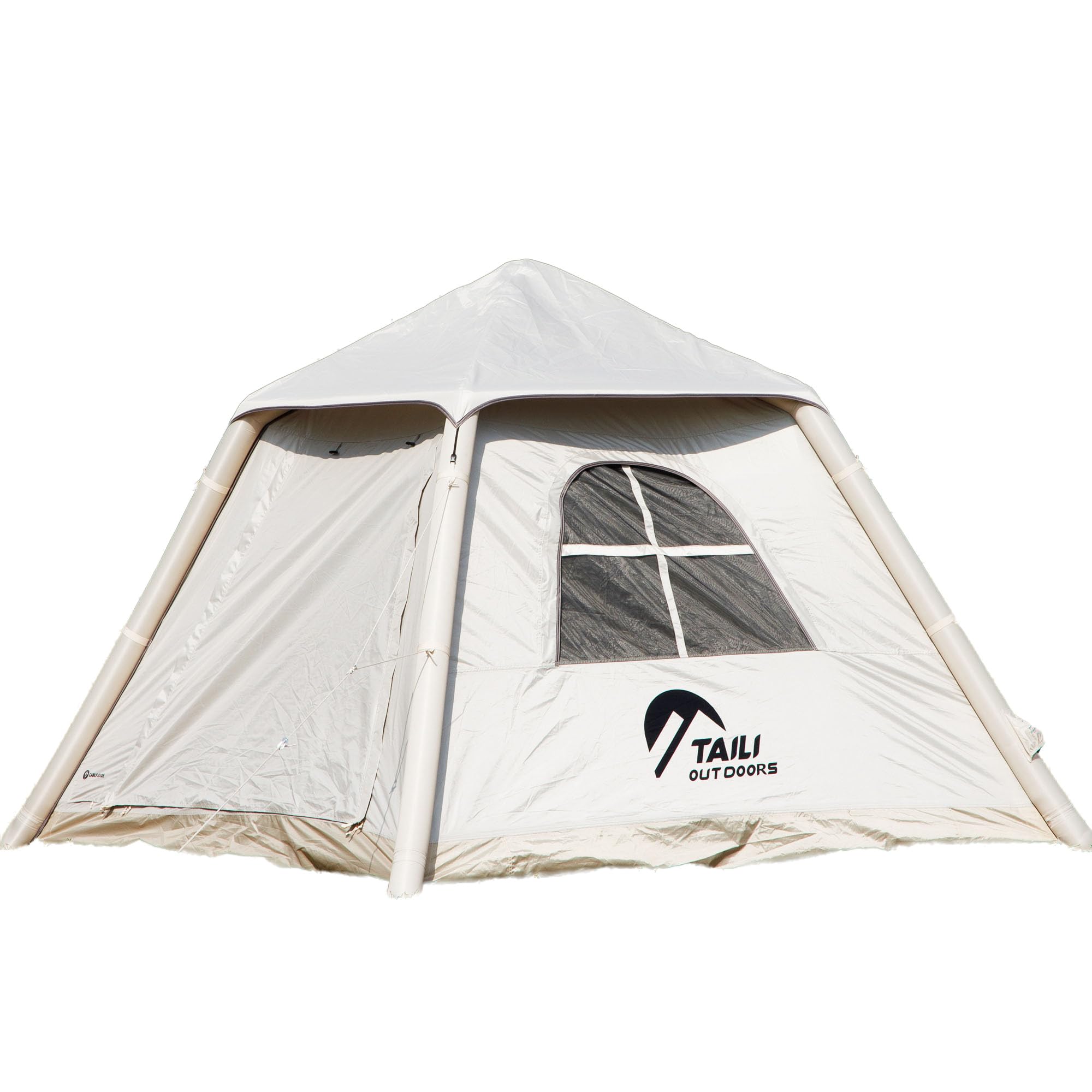 ⭐️インフレータブル式エアテント 2〜4人用 防水・通気性抜群 止ん  