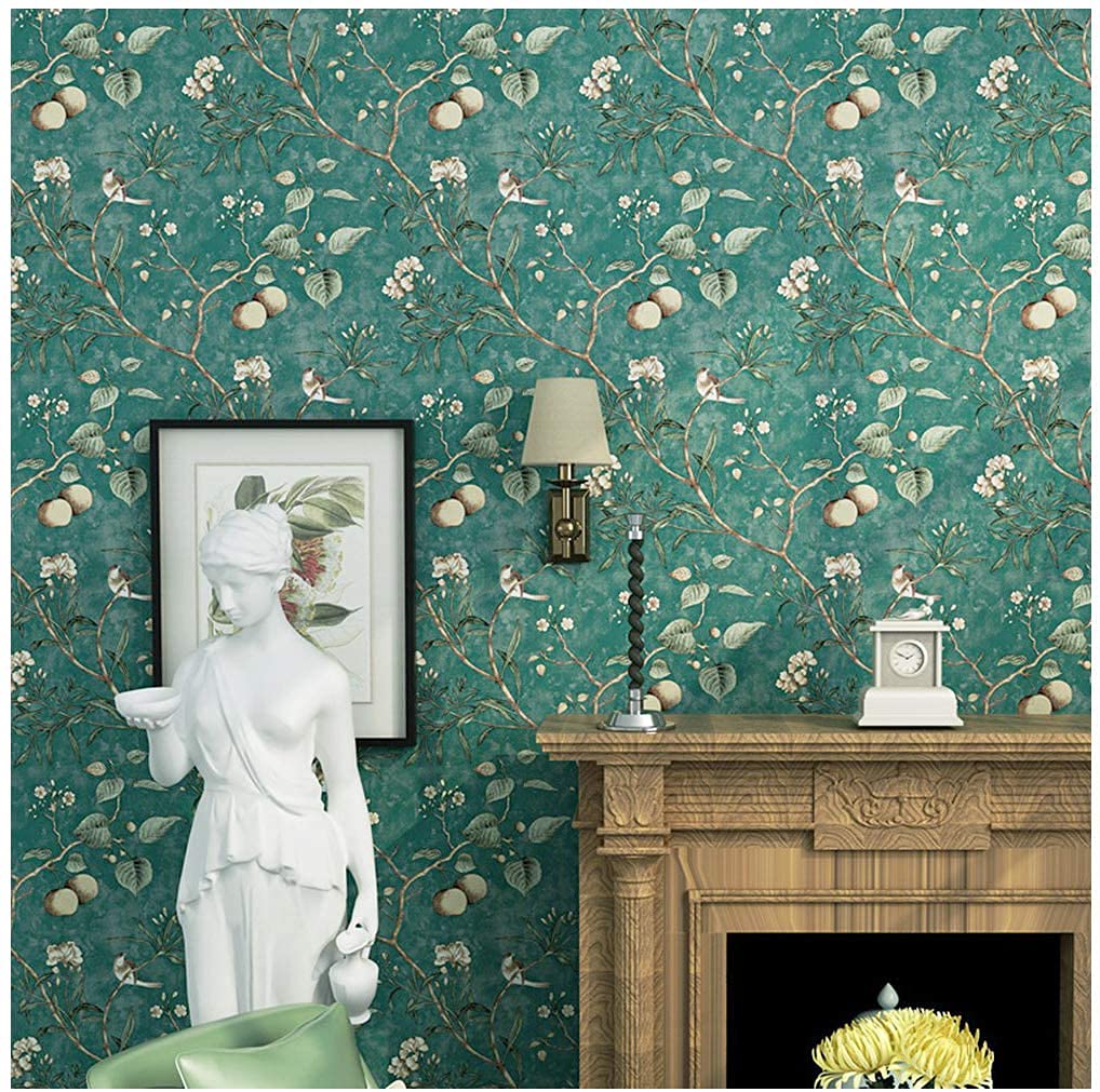 ANNACREATIONS Self Adhesive Removable Peel and Stick Wallpaper (45 x 305 cm, Cherry Green) (B09D9K7RJW) Amazon Price History, Amazon Price Tracker
