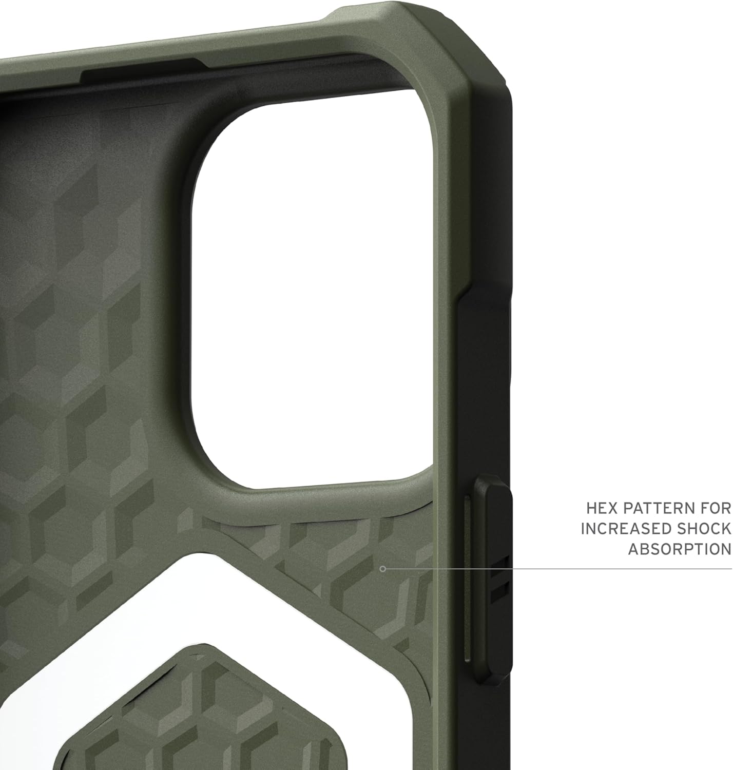 URBAN ARMOR GEAR UAG Designed for iPhone 16 Pro Max Case 6.9" Essential Armor - Compatible with MagSafe Charging Rugged Slim Sleek Shockproof Anti-Slip Military Grade Protective Cover, Olive Drab