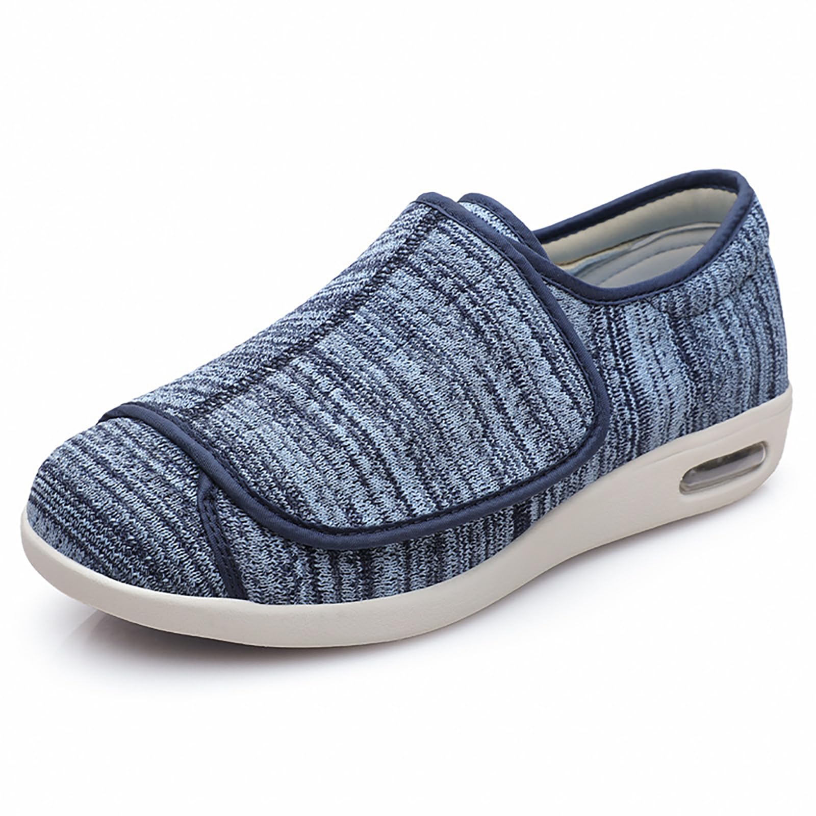 Zapatos Elegantes Mujeres Diabéticas, Zapatillas Ligeras Caminar con Ancho Extendido Y Correa Ajustable Poner Y Quitar Fácilmente, Zapatos para Edemas En Pies Hinchados, Zapatos