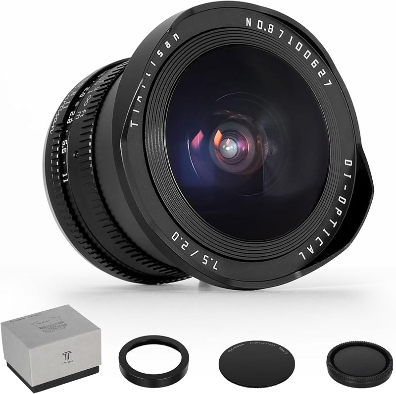 TTArtisan 7.5mm F2.0 Fisheye Lens for Fujifilm | Fisheye, 180° Ultra-Wide Angle, Large Aperture, X-Mount, APS-C, M43, Manual Focus, for Creative & Landscape Photography