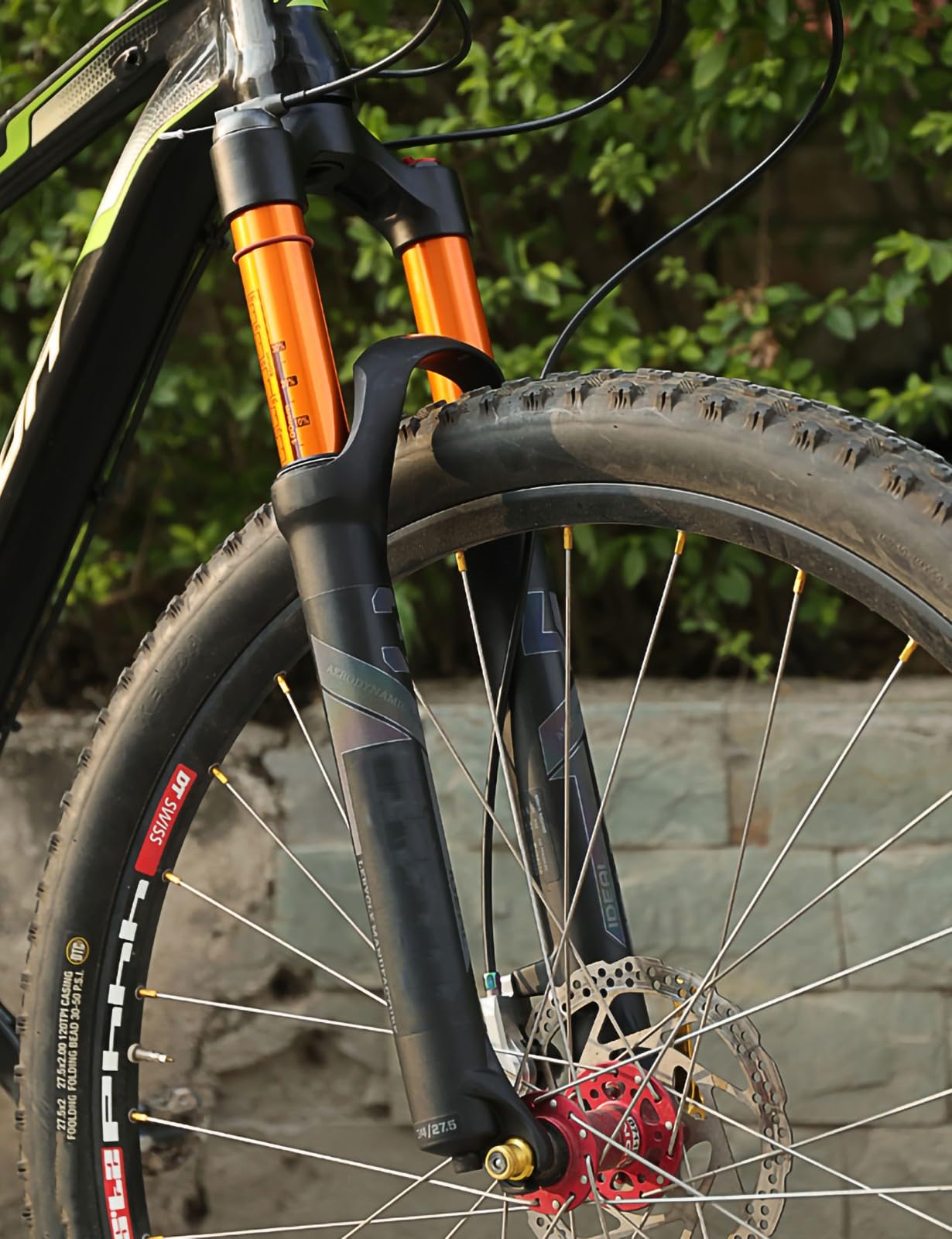 Widelec amortyzowany MTB 26/27,5/29, amortyzator ze stopu aluminium, podróż 120 mm, 28,6 mm prosta rura/stożkowa, ręczna blokada podróży, 9 mm QR XC przedni widelec do roweru górskiego