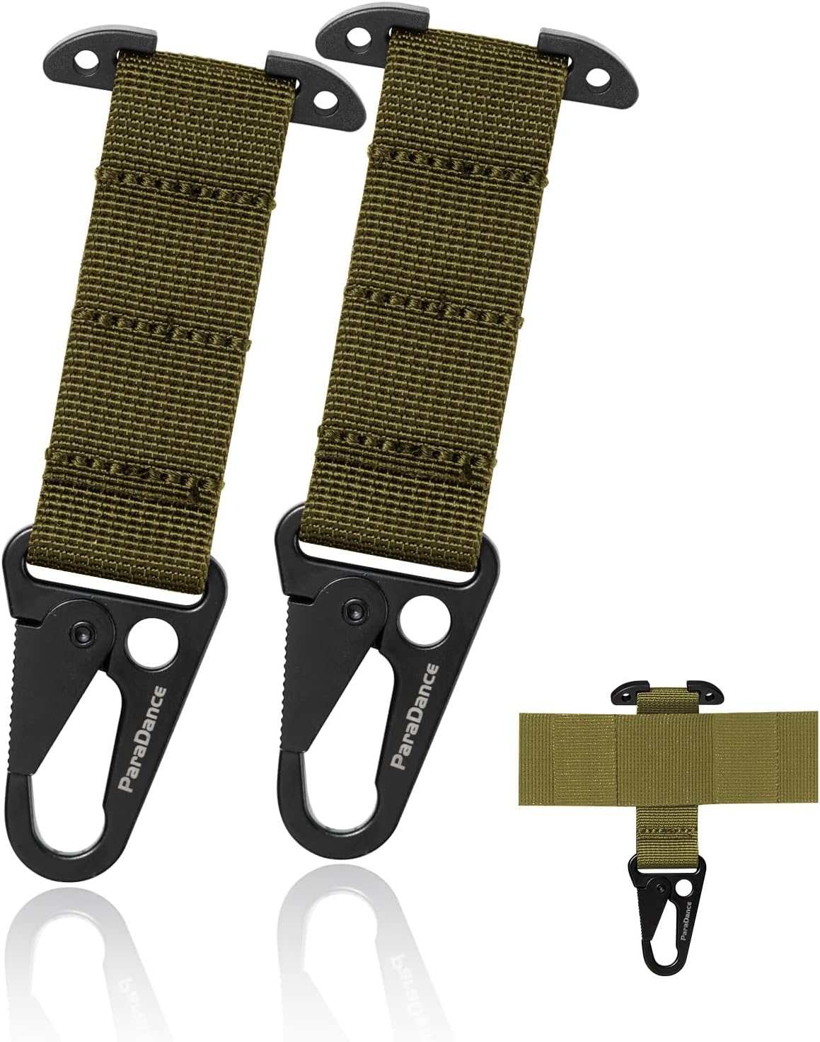 2-Pack Tactical MOLLE Clips Glove Holder & T-Mount Clash Hook – Quick Release Gear Clip for Belts, Vests & Plate Carriers image 5