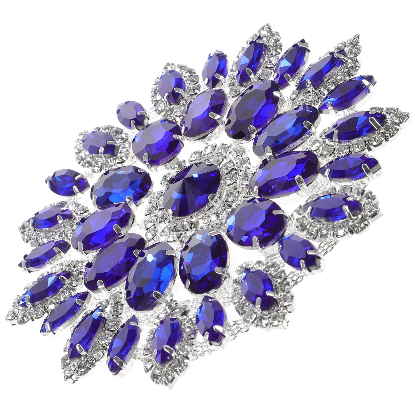 TEHAUX 3pezzi Termoadesiva Decorativa Strass e Paillettes Applicazione Creativa per Abbigliamento e Accessori per Personalizzare Jeans Giacche e Sciarpe con Base Argentata