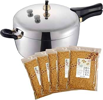 Amazon｜玄米炊飯専用圧力鍋 マジックブラウン MB-623 6合炊き用