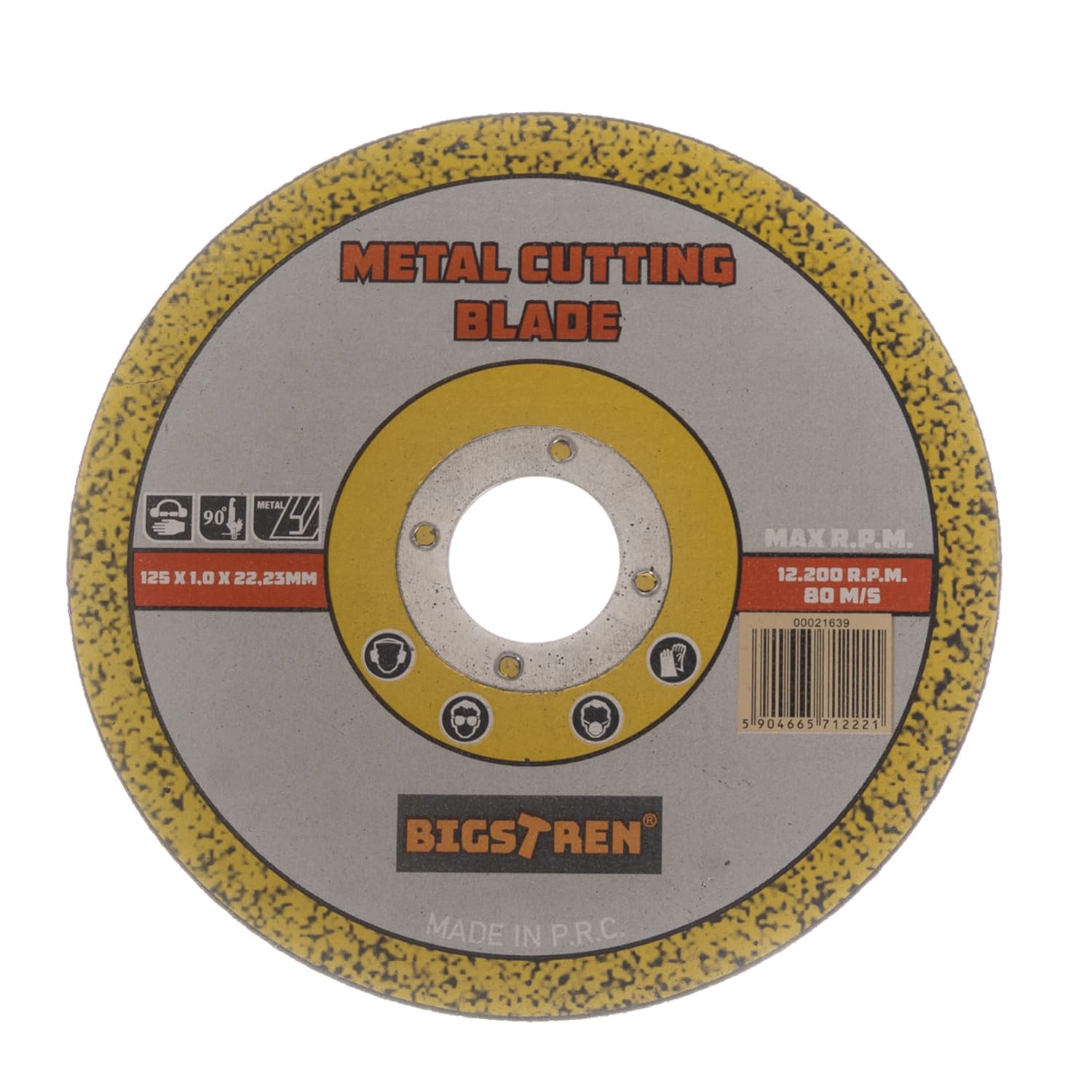 BIGSTREN Disco da taglio in metallo, 125 x 1 mm, sottile, forte, set da 50 pezzi
