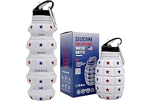 Independence Day Collapsible Water Bottle for Patriots