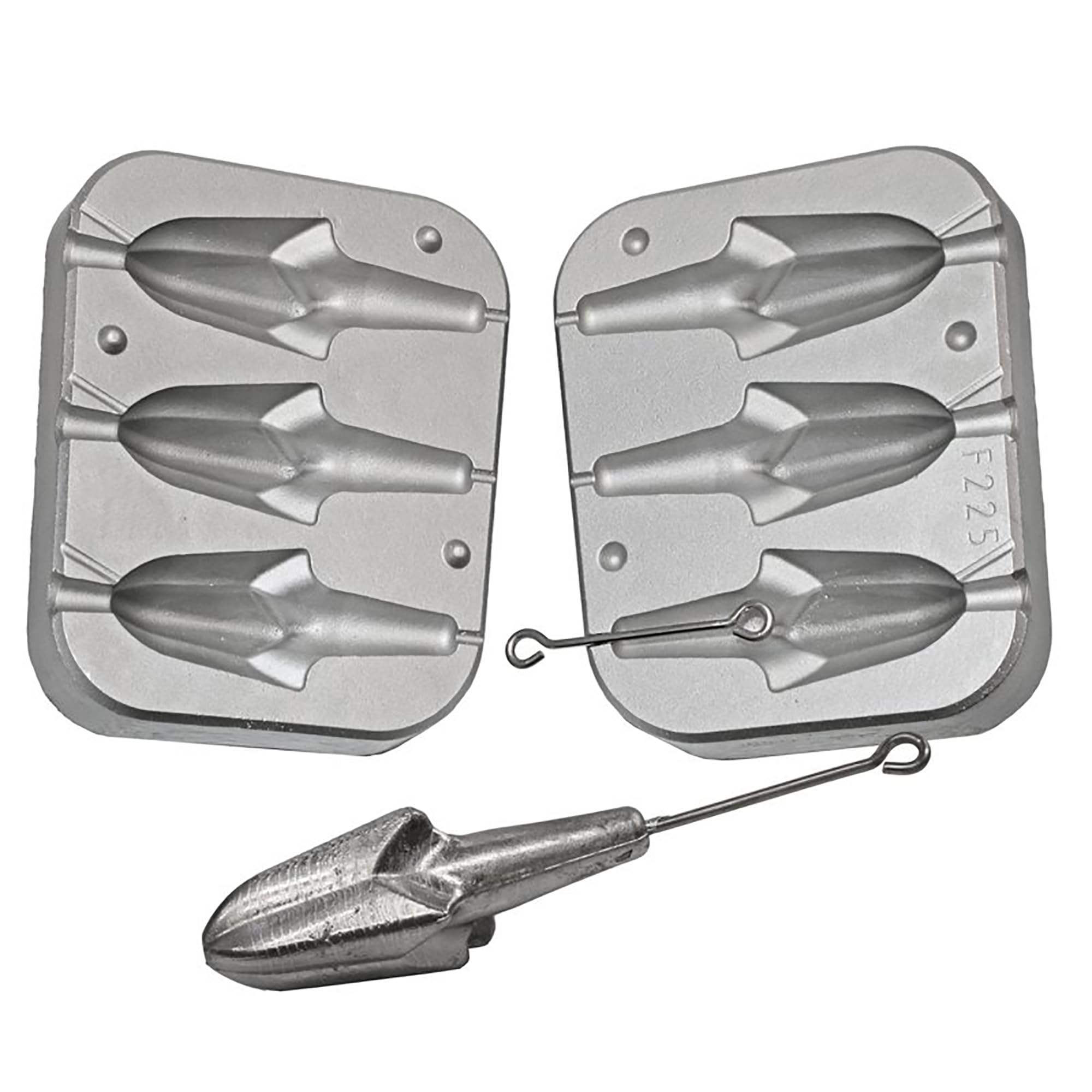Anchor Beach Fishing molde 140-160-180g bacalao, rayos Bass pollack Surfcasting Pesca