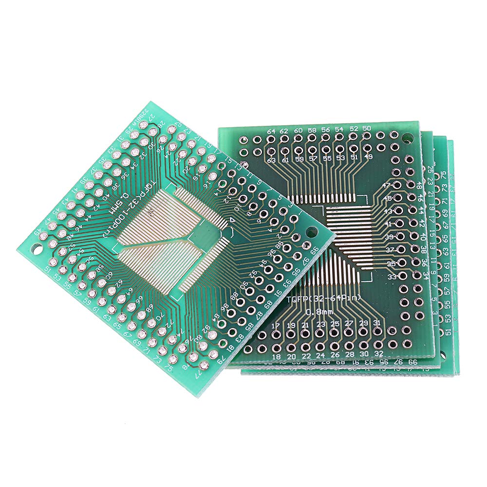 QFP/TQFP/LQFP Adapter – Doppelseitig, 32 Bis 144 Pins, 0,5 Mm Pitch, Für IC-Umwandlung Auf DIP