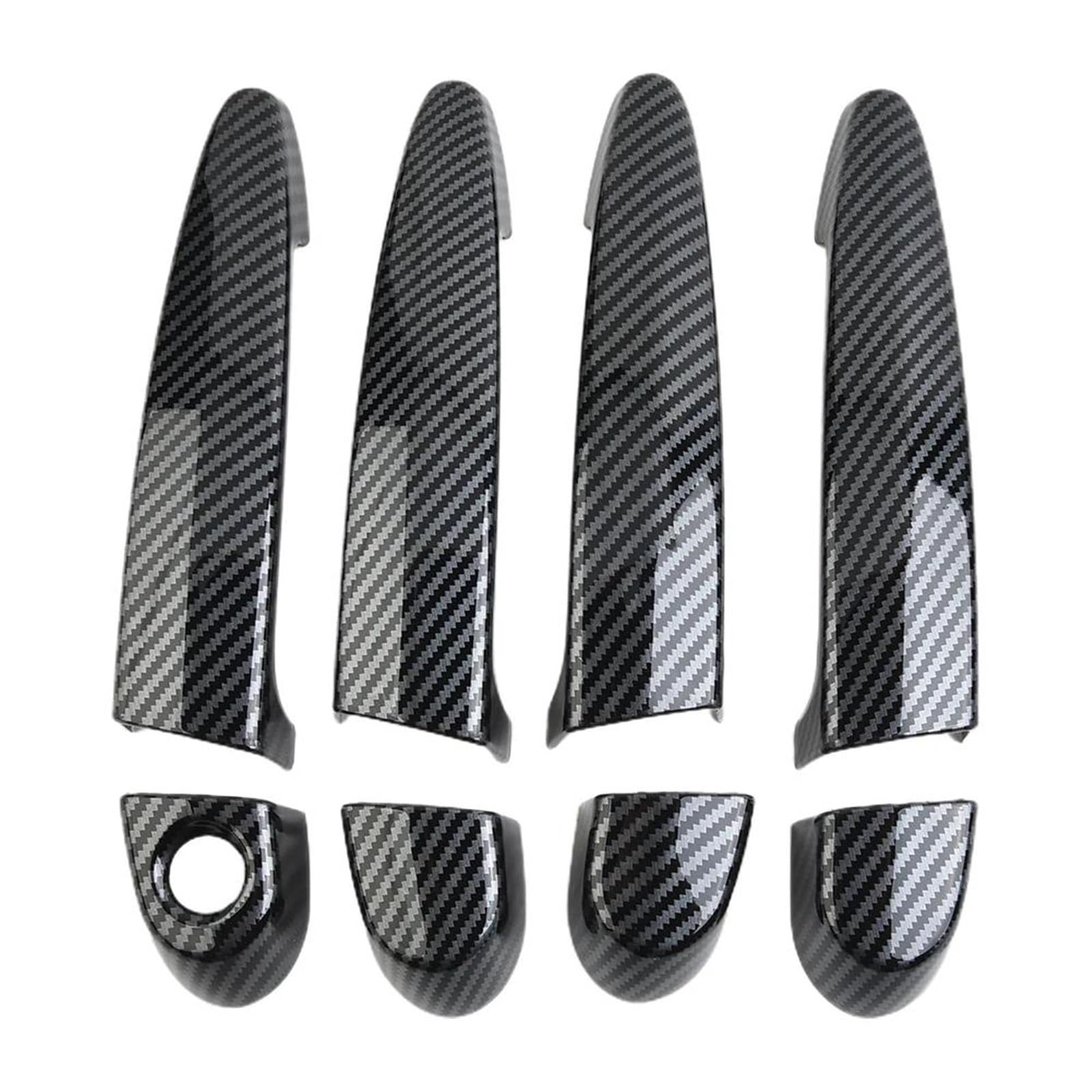 JTWMTY Car Carbon Fiber Style Outer Door Handle Cover Exterior Stickers for BMW E87 E90 E91 E92 E93 F30 X1 X2 X3 X4 X6