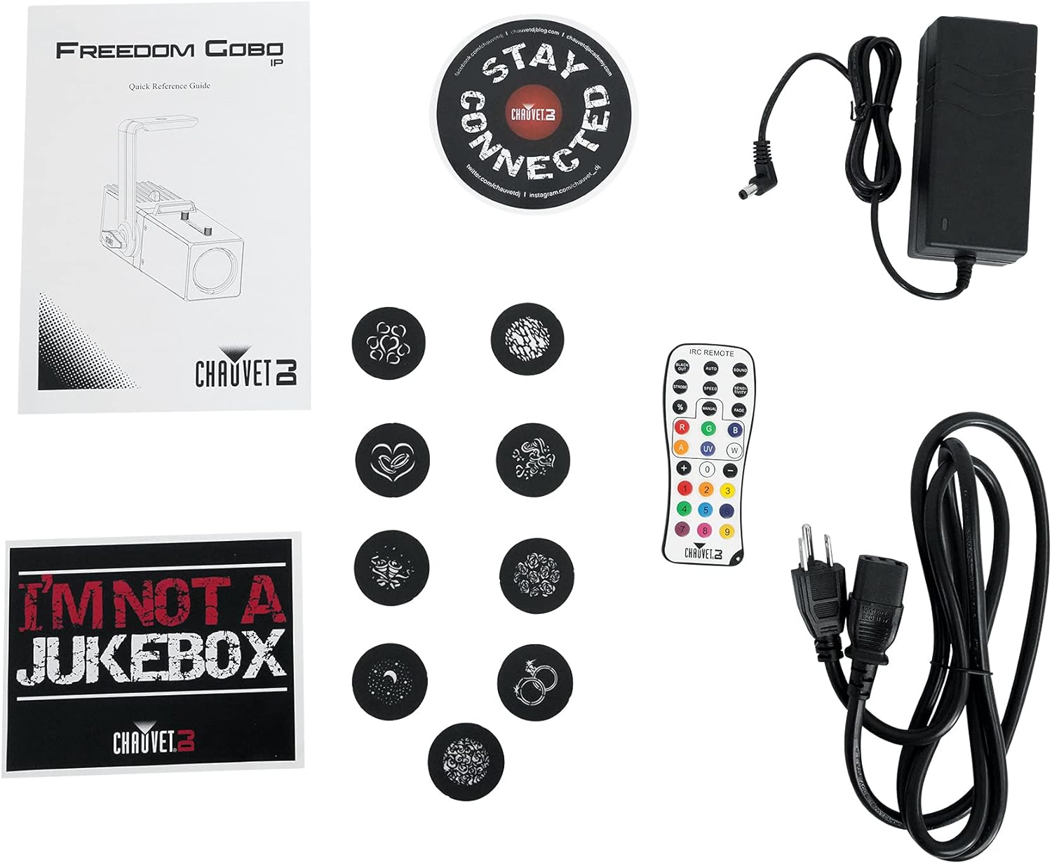 Chauvet DJ Freedom GOBO IP Battery-Powered and Outdoor-Rated GOBO Projector