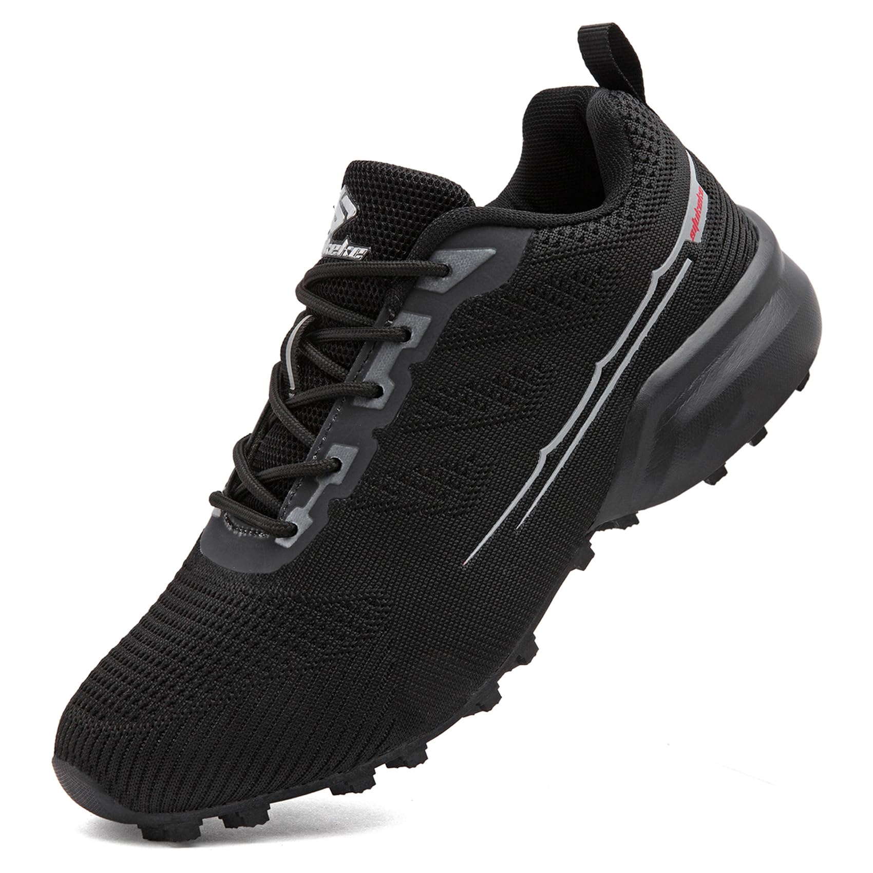 Men's Trail Running Shoes Lightweight Breathable Walking Hiking Sneakers Outdoor Athletic Tennis Cross Training Shoes