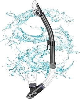 natação para natação colo,Tubo com Válvula Respiração Snorkeling Easy-Breath Free Diving Snorkel | Tubo válvula respiração Snorkeling alto fluxo, confortável Aitong