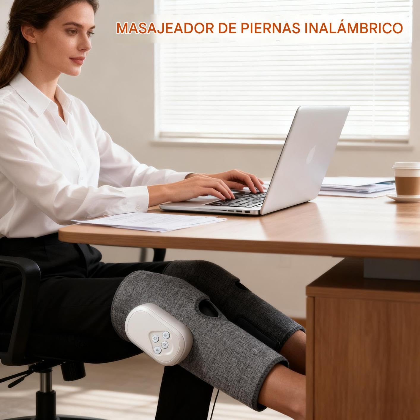 Masajeador De Piernas Para Circulación Masajeador Compresión Calor