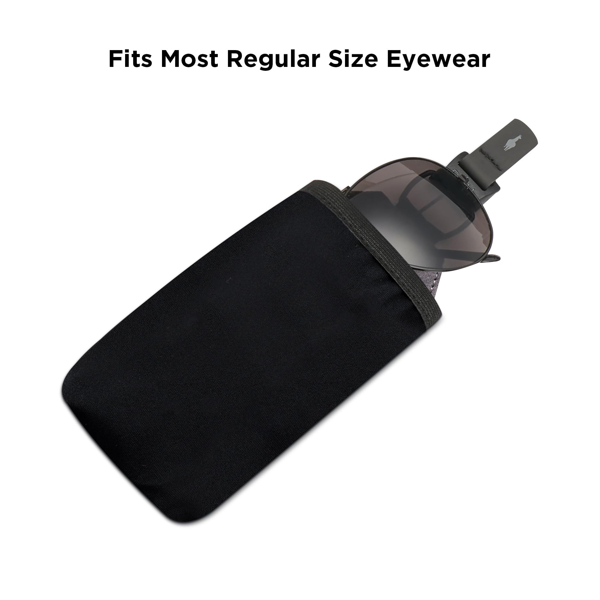 ALPAKA HUB Sunglasses Pouch – Sonnenbrillen Etui | Mikrofaser-Futter, kratzfestes Nylon 840D, wetterfest, kleiner Organizer für Reisebrillen, kompatibel mit HUB System