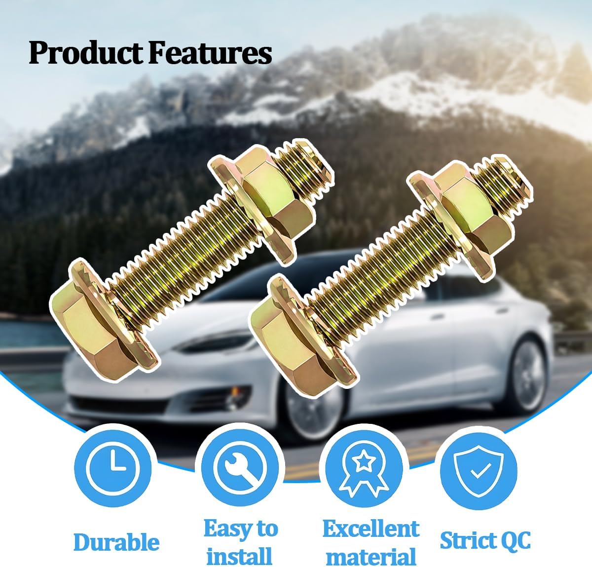 10 Pack M8 x 30 mm Exhaust Manifold Bolts