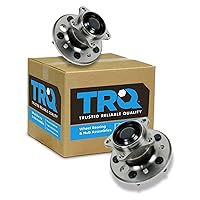 Vista 473 de TRQ Juego de 2 rodamientos de rueda trasera y conjunto de cubo con sensor ABS compatible con Ford Transit Connect 2014-2018