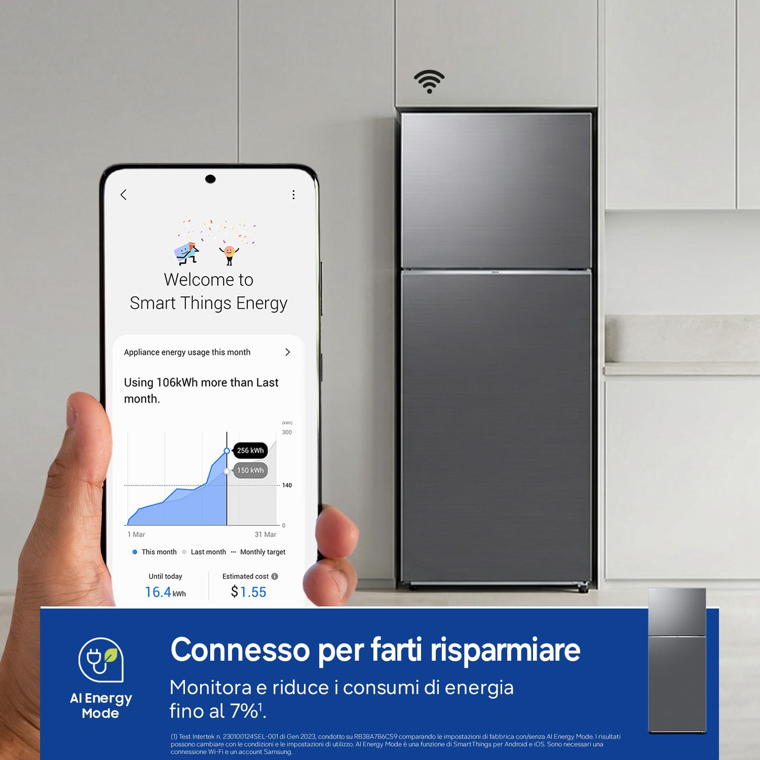 Samsung Refrigerador 2 Puertas 415L - Plateado - RT42CG6644S9ES