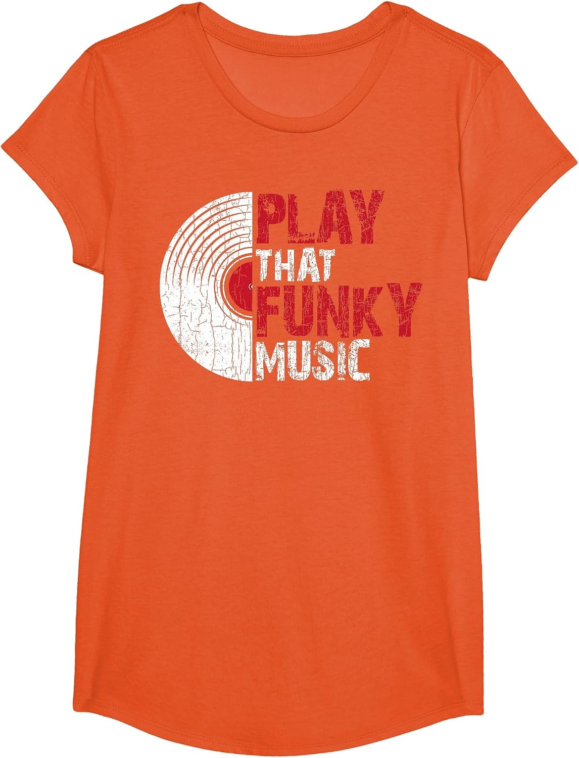 Play that Funky Music Fun Vintage Vinyl Record Lover Graphic T-Shirt image 3