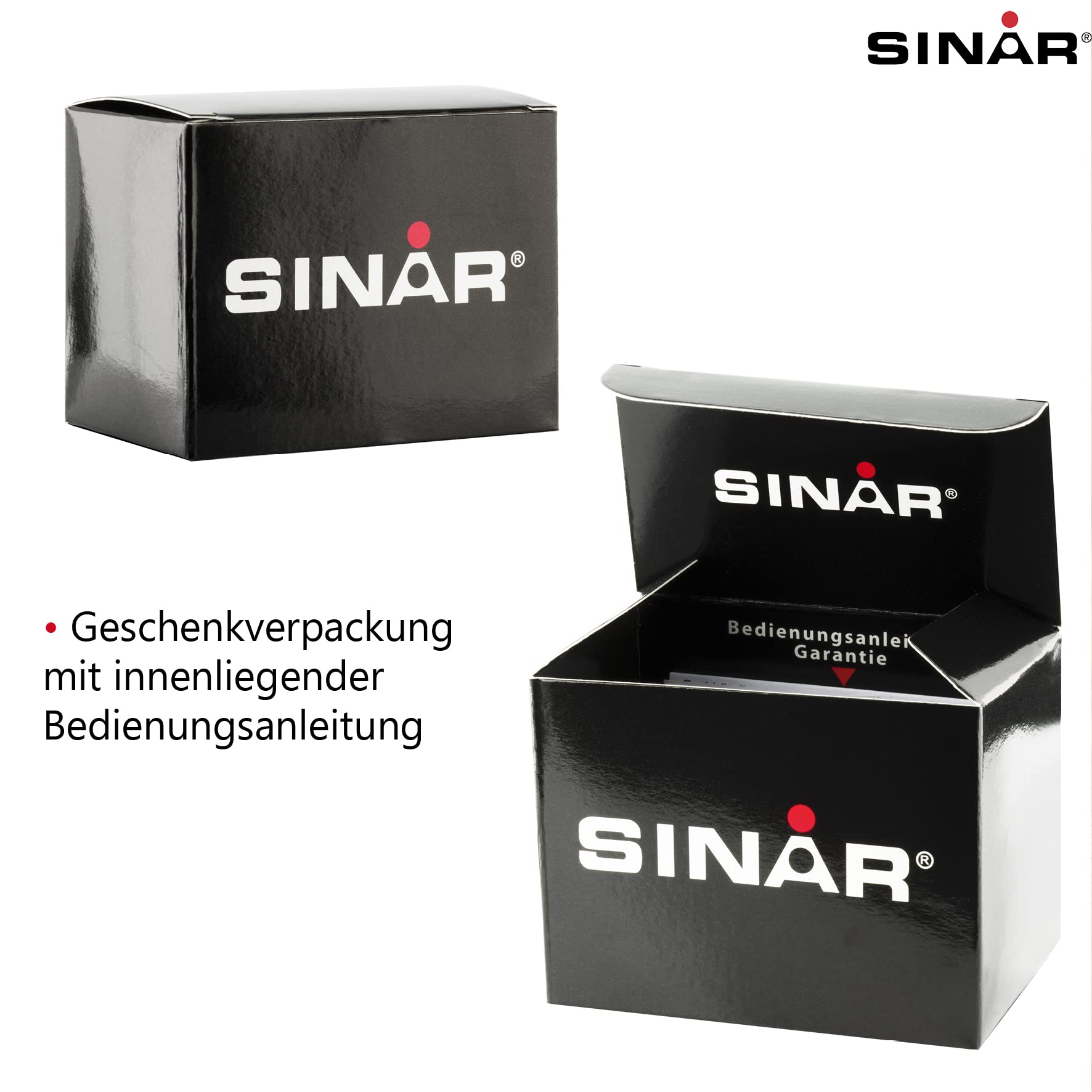 Sinar Montre de 20–3 XB Unisexe Caoutchouc Plastique 10bar Analogique lumière Vert