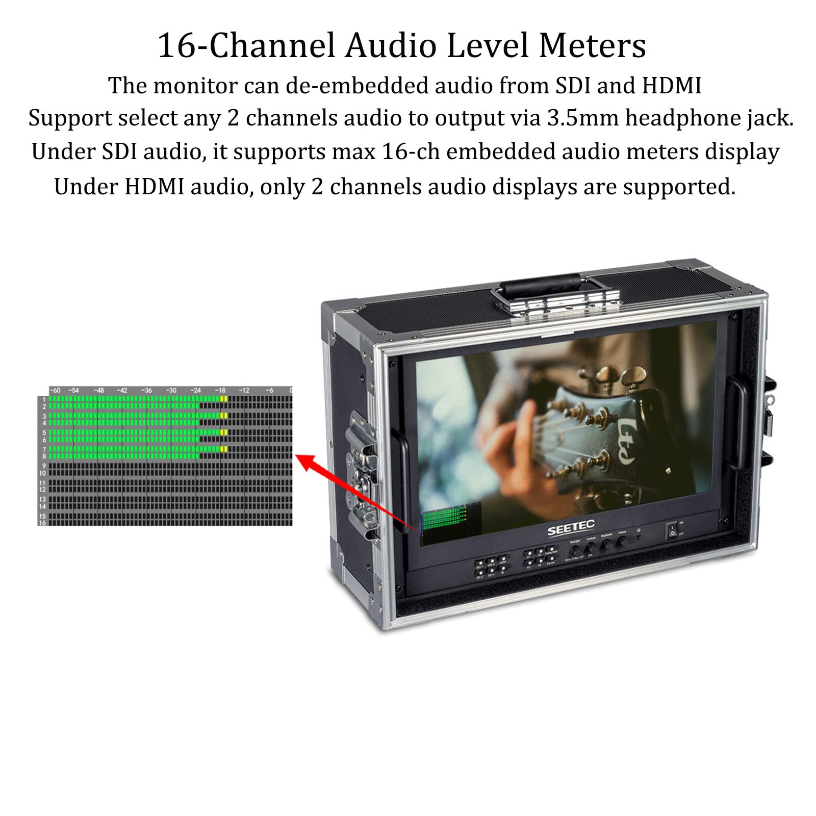 Amazon | SEETEC ATEM173S-CO 17.3インチ マルチカメラ 放送モニター