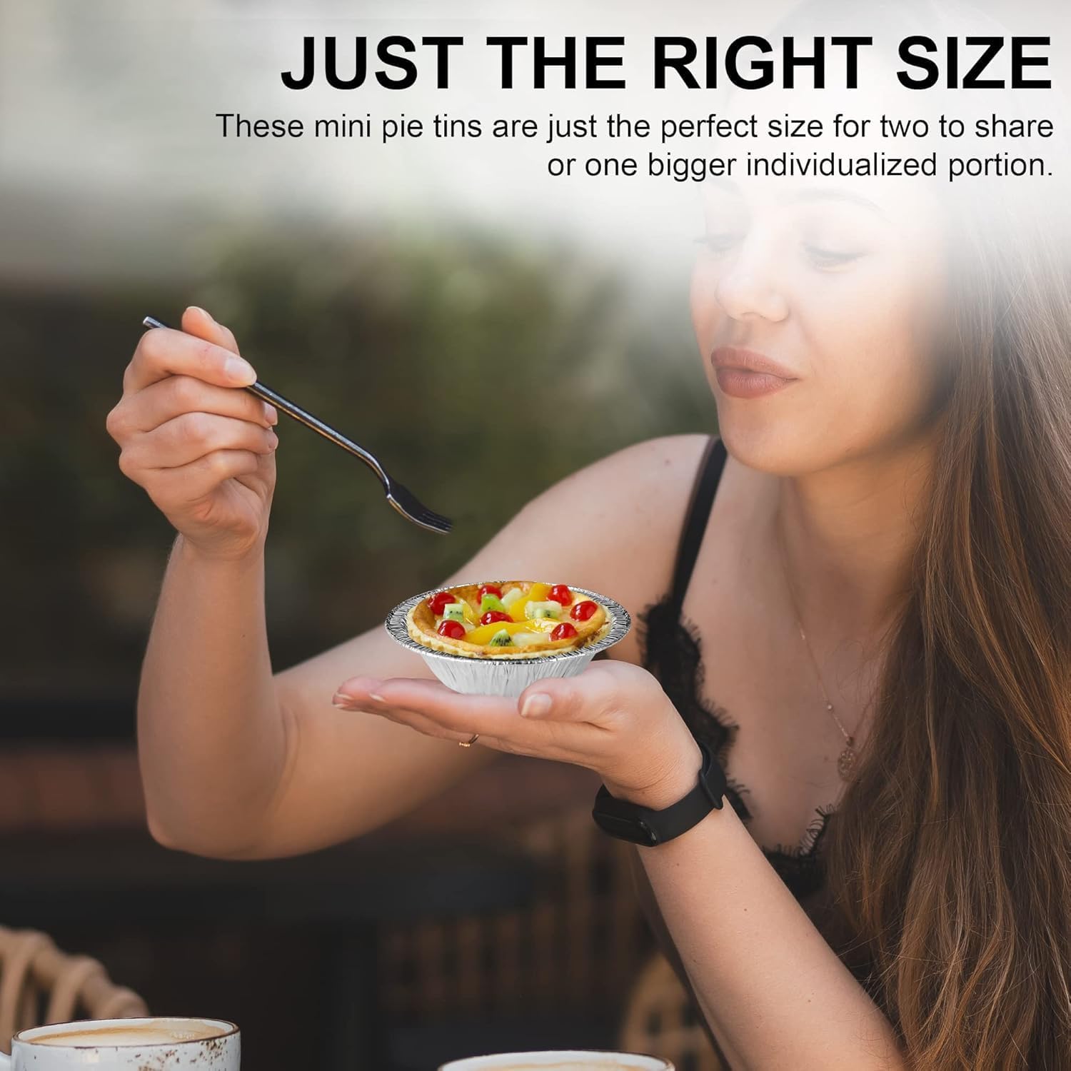 MT Products Aluminum Tart Pans 4.25" - Disposable Mini Pie Pans - Pack of 1000